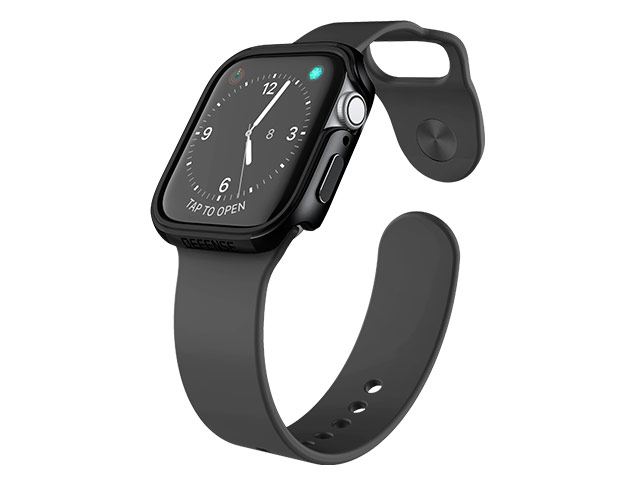 Чехол X-doria Defense Edge для Apple Watch Series 4 (44 мм, черный, маталлический)