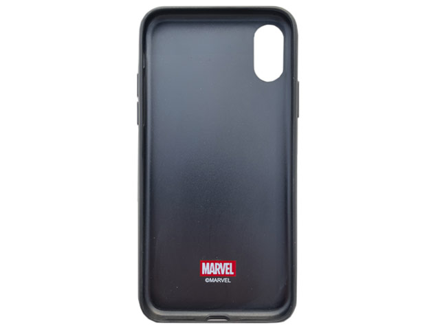 Чехол Marvel Avengers Leather case для Apple iPhone XS (Captain America, матерчатый)