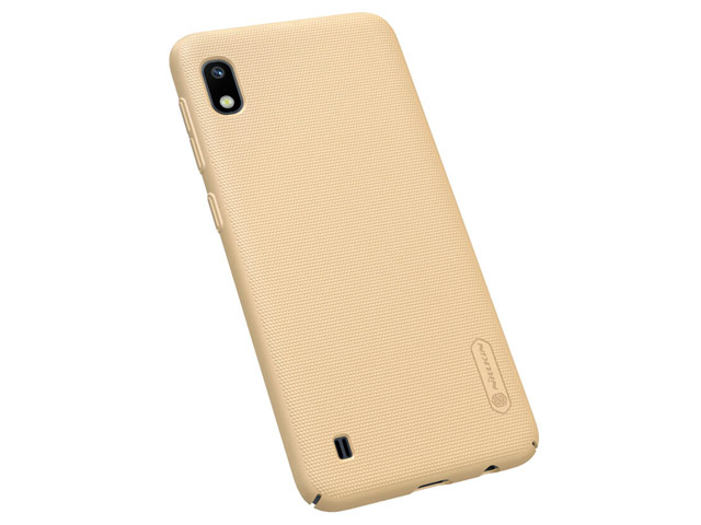 Чехол Nillkin Hard case для Samsung Galaxy A10 (золотистый, пластиковый)