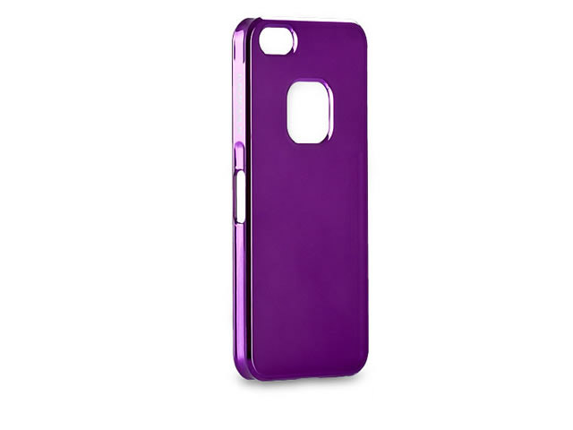 Чехол Momax Ultra Tough Shiny Series Case для Apple iPhone 5 (фиолетовый, пластиковый)