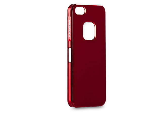 Чехол Momax Ultra Tough Shiny Series Case для Apple iPhone 5 (красный, пластиковый)