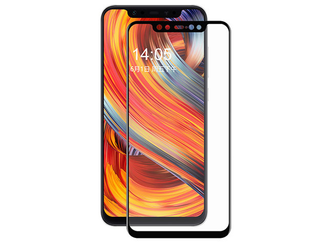 Защитное стекло Yotrix 3D Pro Glass Protector для Xiaomi Mi 8 (черное)