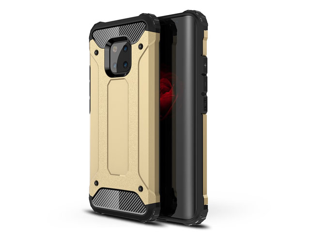 Чехол Yotrix Defense case для Huawei Mate 20 pro (золотистый, пластиковый)