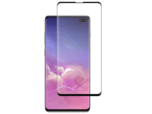 Защитное стекло Yotrix 3D SE Glass Protector для Samsung Galaxy S10 plus (черное)