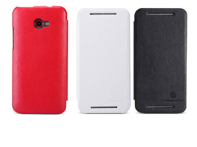 Чехол Nillkin Side leather case для HTC Butterfly S 901e (белый, кожанный)