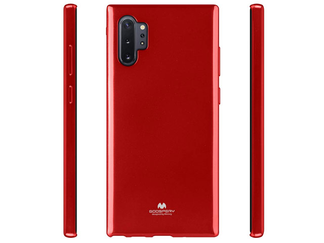 Чехол Mercury Goospery Jelly Case для Samsung Galaxy Note 10 plus (красный, гелевый)