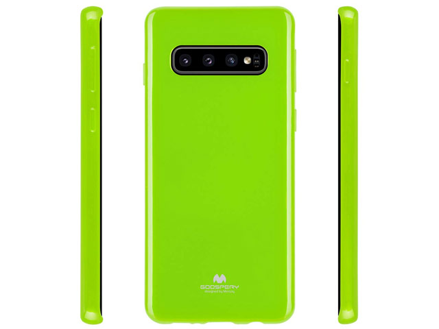 Чехол Mercury Goospery Jelly Case для Samsung Galaxy S10 (зеленый, гелевый)