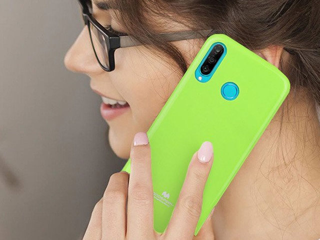 Чехол Mercury Goospery Jelly Case для Huawei P30 lite (зеленый, гелевый)