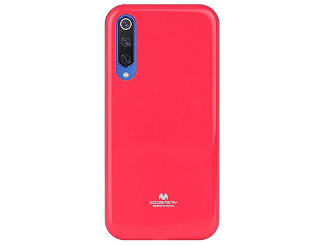 Чехол Mercury Goospery Jelly Case для Xiaomi Mi 9 (малиновый, гелевый)