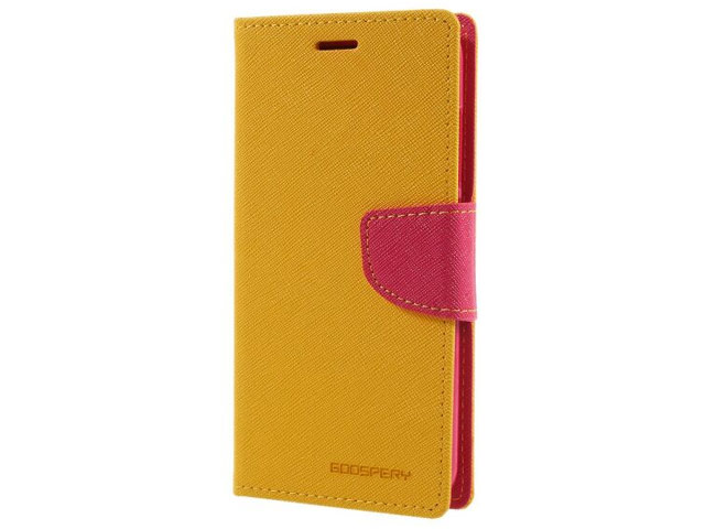 Чехол Mercury Goospery Fancy Diary Case для Xiaomi Redmi 7 (желтый, винилискожа)