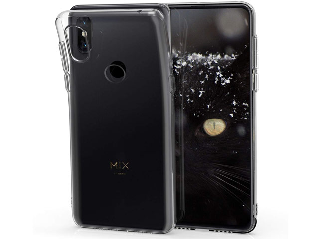 Чехол Yotrix UltrathinCase для Xiaomi Mi MIX 3 (прозрачный, гелевый)