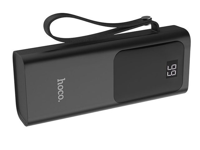 Внешняя батарея hoco Intelligent Powerbank J41 универсальная (10000 mAh, USBx2, 2A, черная)