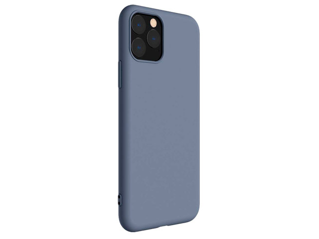 Чехол Yotrix SoftCase для Apple iPhone 11 pro max (голубой, гелевый)