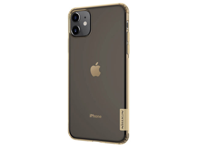 Чехол Nillkin Nature case для Apple iPhone 11 (золотистый, гелевый)