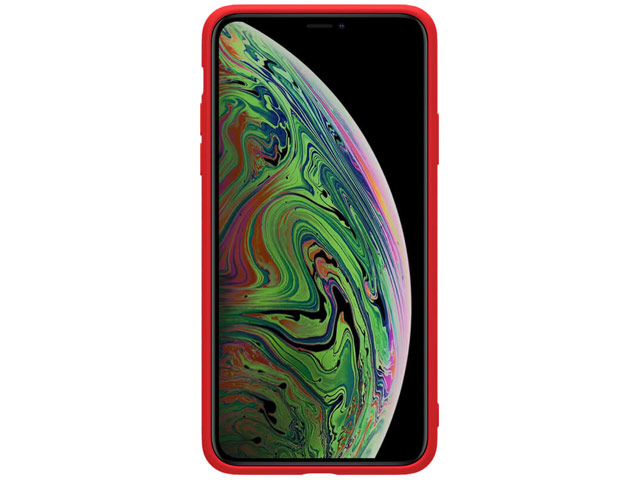 Чехол Nillkin Rubber Wrapped для Apple iPhone 11 pro (красный, гелевый)