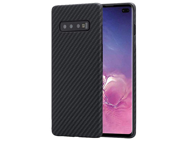 Чехол Synapse Carbon Shell для Samsung Galaxy S10 plus (черный, карбон)