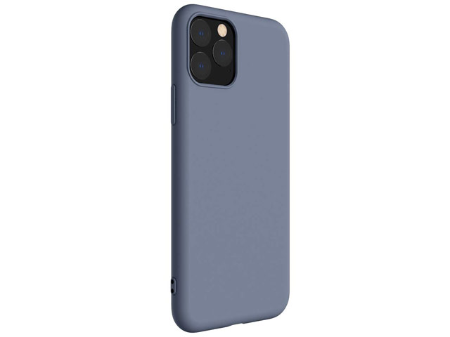 Чехол Yotrix SoftCase для Apple iPhone 11 pro max (фиолетовый, гелевый)