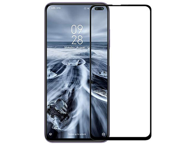 Защитное стекло Yotrix 3D Pro Glass Protector для Xiaomi Redmi K30 (черное)