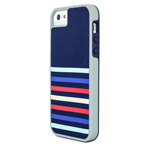Чехол X-doria Dash Icon Case для Apple iPhone 5/5S (Stripes, матерчатый)