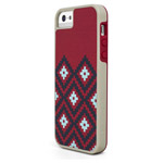 Чехол X-doria Dash Icon Case для Apple iPhone 5/5S (Tribal Red, матерчатый)