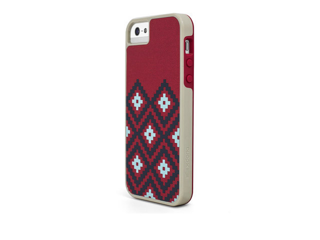 Чехол X-doria Dash Icon Case для Apple iPhone 5/5S (Tribal Red, матерчатый)