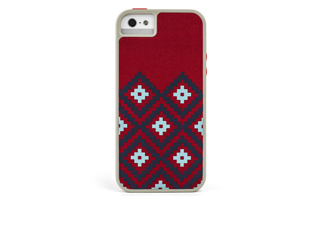 Чехол X-doria Dash Icon Case для Apple iPhone 5/5S (Tribal Red, матерчатый)