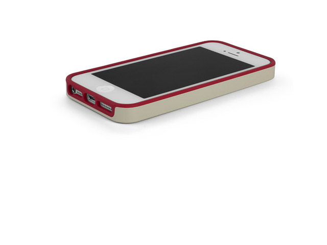 Чехол X-doria Dash Icon Case для Apple iPhone 5/5S (Tribal Red, матерчатый)