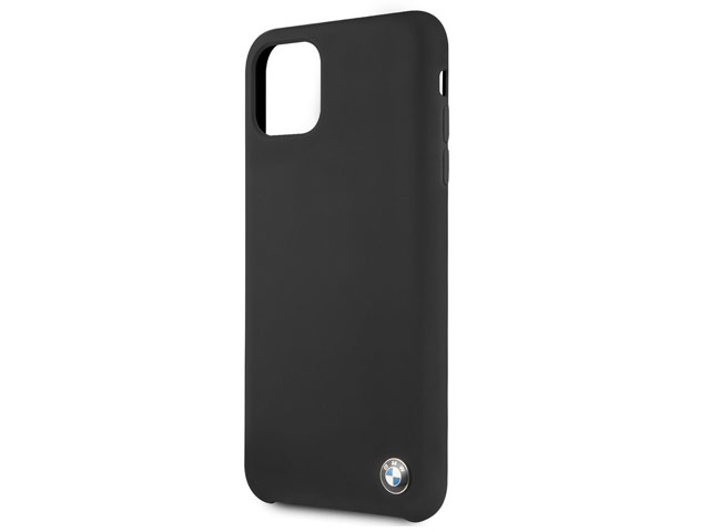 Чехол BMW Signature Liquid Silicone для Apple iPhone 11 (черный, силиконовый)