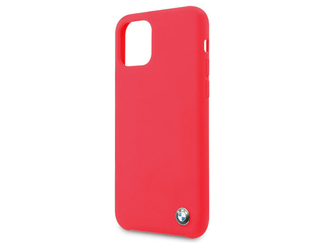 Чехол BMW Signature Liquid Silicone для Apple iPhone 11 (красный, силиконовый)