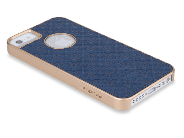 Чехол X-doria Dash Plus case для Apple iPhone 5/5S (синий, кожанный)