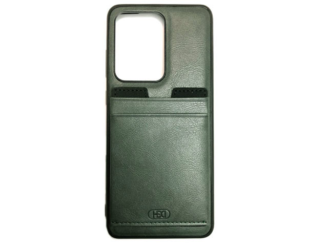 Чехол HDD Luxury Card Slot Case для Samsung Galaxy S20 ultra (темно-зеленый, кожаный)