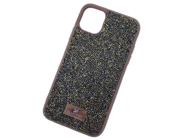 Чехол Swarovski Crystal Case для Apple iPhone 11 (золотистый, гелевый)