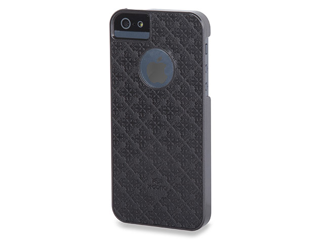 Чехол X-doria Dash Plus case для Apple iPhone 5/5S (черный, кожанный)