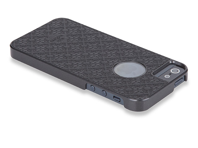 Чехол X-doria Dash Plus case для Apple iPhone 5/5S (черный, кожанный)