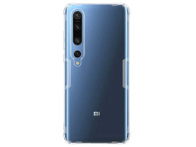 Чехол Nillkin Nature case для Xiaomi Mi 10 pro (прозрачный, гелевый)