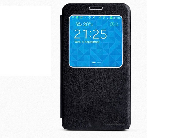 Чехол Nillkin Side leather case для Samsung Galaxy Note 3 N9000 (черный, кожанный)