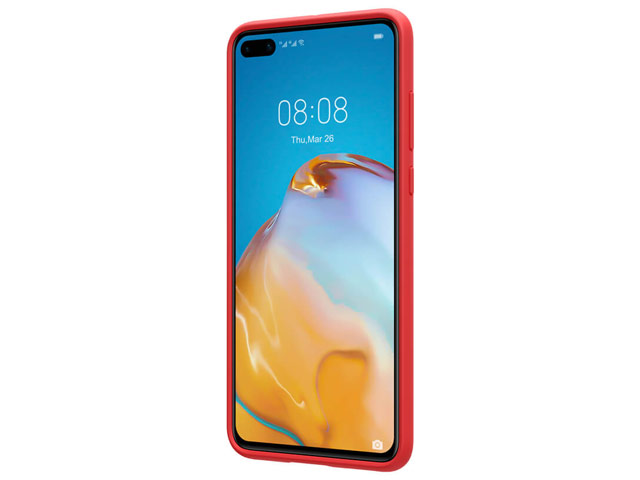 Чехол Nillkin Flex Pure case для Huawei P40 (красный, гелевый)