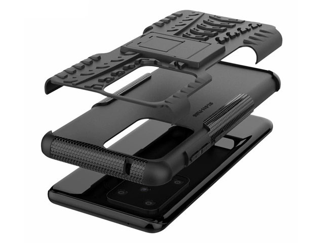 Чехол Yotrix Shockproof case для Samsung Galaxy S20 ultra (синий, гелевый)