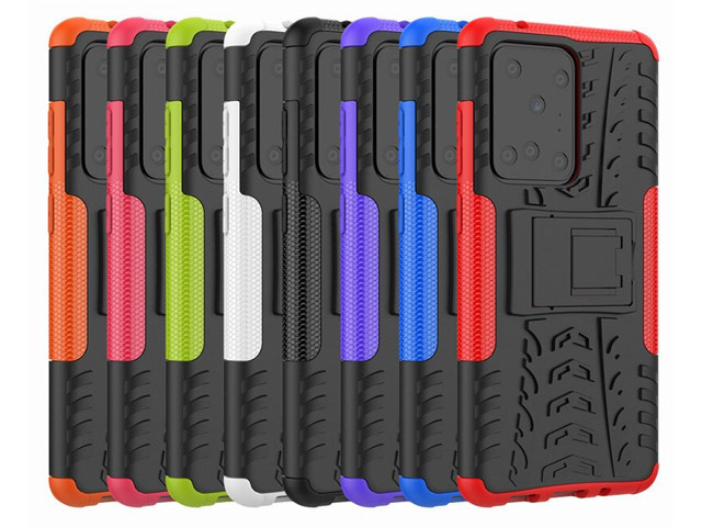 Чехол Yotrix Shockproof case для Samsung Galaxy S20 ultra (синий, гелевый)