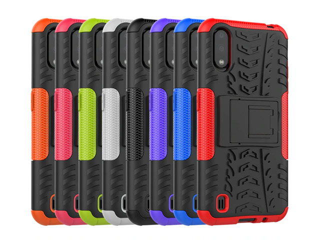 Чехол Yotrix Shockproof case для Samsung Galaxy A01 (красный, гелевый)