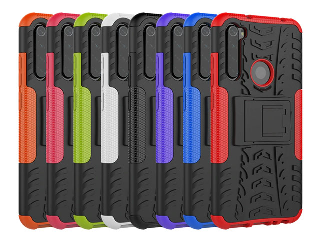 Чехол Yotrix Shockproof case для Xiaomi Redmi Note 8T (фиолетовый, гелевый)