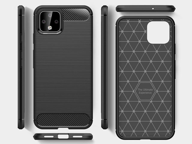 Чехол Yotrix Rugged Armor для Google Pixel 4 XL (черный, гелевый)