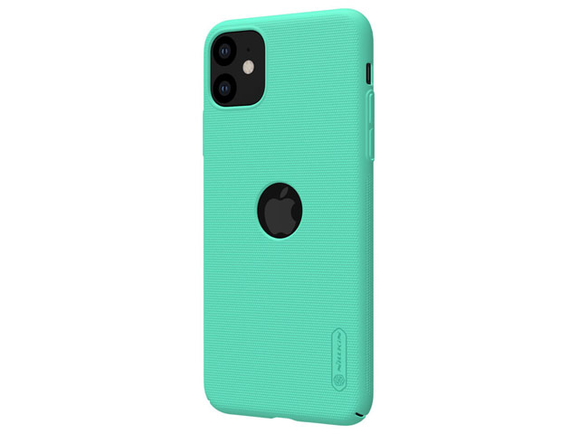 Чехол Nillkin Hard case для Apple iPhone 11 (голубой, с отверстием, пластиковый)