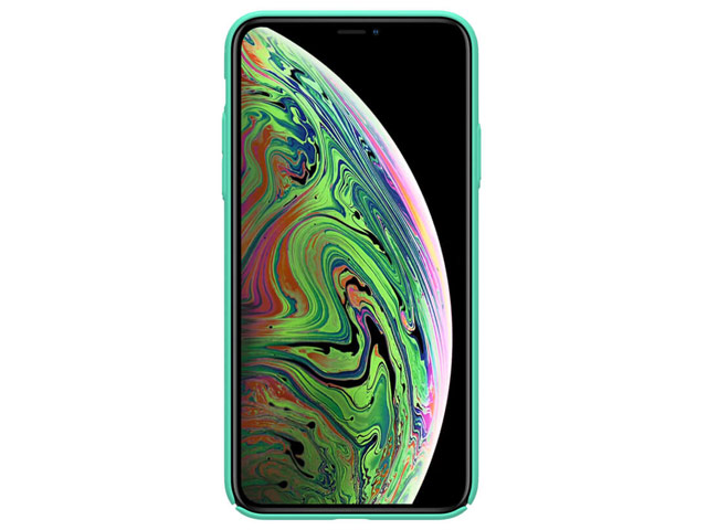 Чехол Nillkin Hard case для Apple iPhone 11 (голубой, с отверстием, пластиковый)