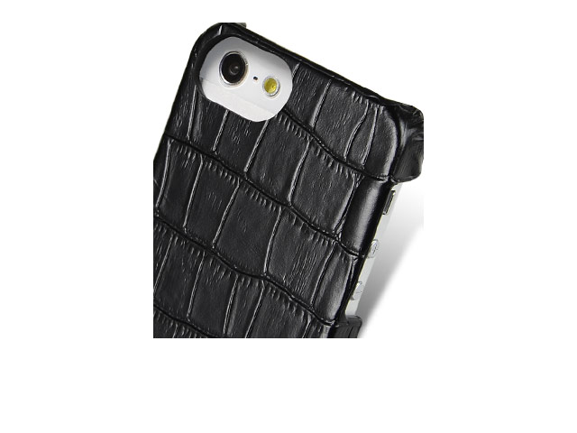 Чехол Melkco Snap Cover Case для Apple iPhone 5/5S (черный, кожанный)