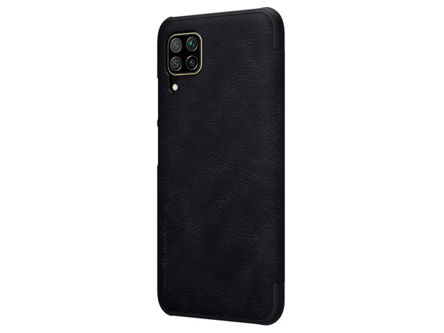 Чехол Nillkin Qin leather case для Huawei P40 lite (черный, кожаный)