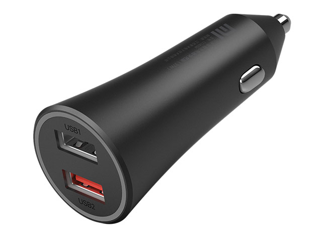 Зарядное устройство Xiaomi Mi Dual Port Car Charger универсальное (автомобильное, 37W, 2xUSB, Quick Charge, черное)