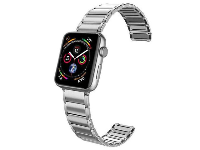 Ремешок для часов X-Doria Classic Band для Apple Watch (42/44 мм, серебристый, стальной)