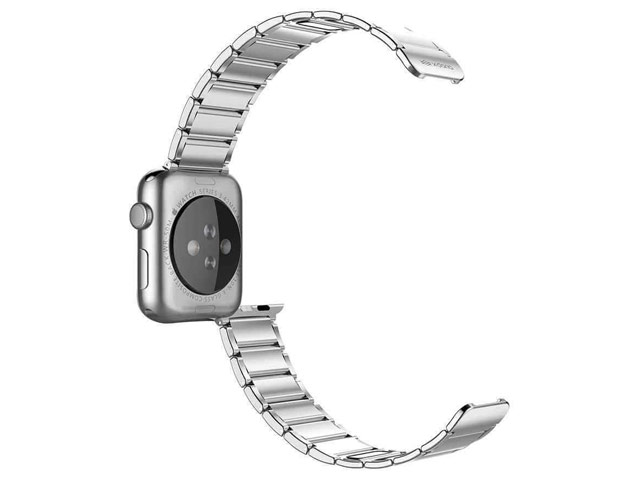 Ремешок для часов X-Doria Classic Band для Apple Watch (42/44 мм, серебристый, стальной)