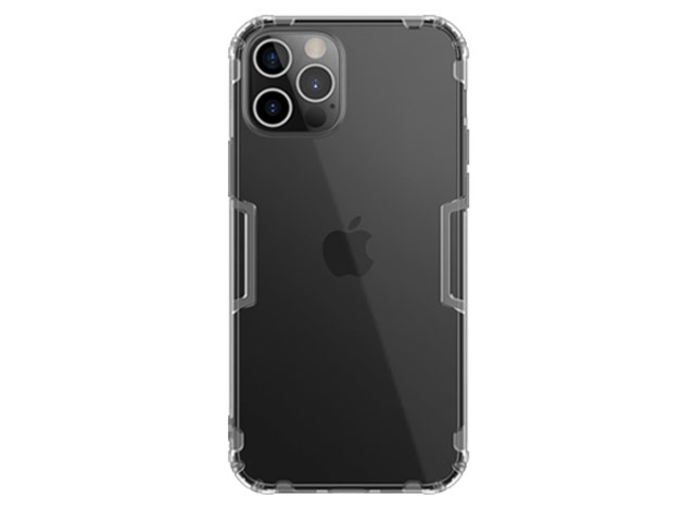 Чехол Nillkin Nature case для Apple iPhone 12/12 pro (серый, гелевый)